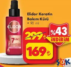 ELİDOR KERATİN BAKIM SÜTÜ 90 ML fiyat ve kampanya bilgisi